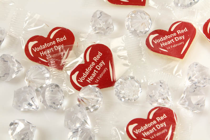 Printing - Chocolate Heart in a Bag, 3g