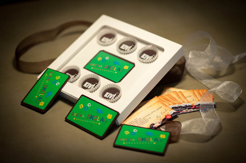 Printing - 6 Pralines and Credit Card in a box, 98g