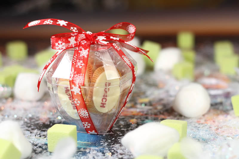 Personalised Christmas Chocolate - 60g Plastic 