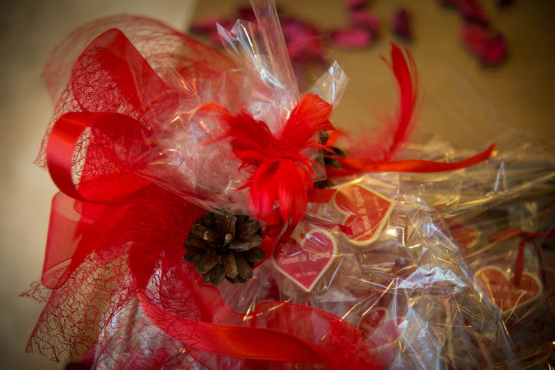 Chocolate Heart in a Bag with Ribbon, 3g