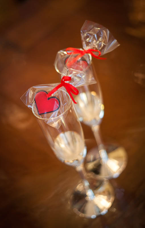 Chocolate Hearts - Chocolate Heart in a Bag with Ribbon, 3g