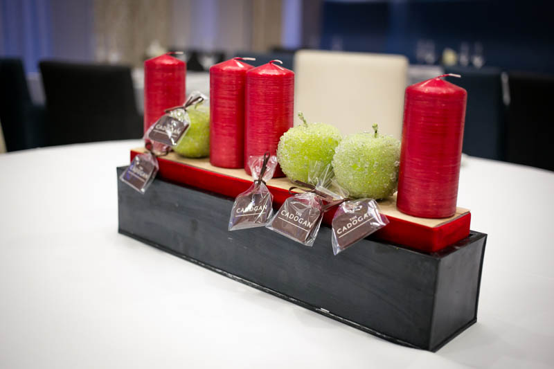 Шоколад к Рождественской Елке - Шоколадная Плитка в Мешочке с Ленточкой, 7г