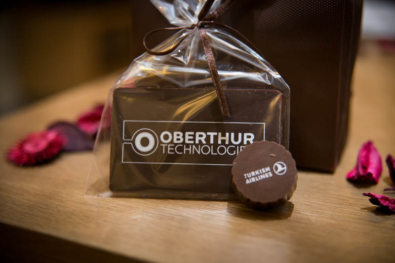 Promotional Chocolate Bar in a Polybag with Ribbon, 20g