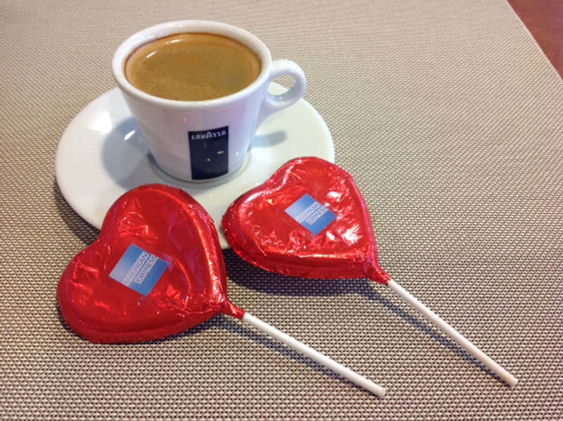 Romantic Chocolate - 30g Chocolate heart on a stick in red foil