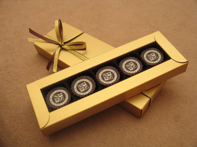 5 Pralines with Hazel Nut Cream Filling in a box, 65g (13g x 5 pc)