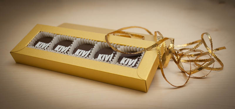 5 Pralines with Hazel Nut Cream Filling in a box, 65g (13g x 5 pc)