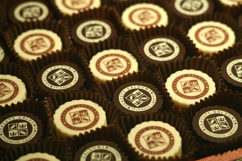 Boxes with Chocolate Pralines