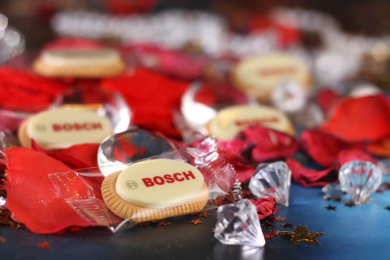 Biscuits with Chocolate - 5g Coffee Biscuit with Chocolate in a Polybag