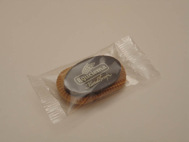 Coffee Biscuit with Chocolate in a Polybag, 5g