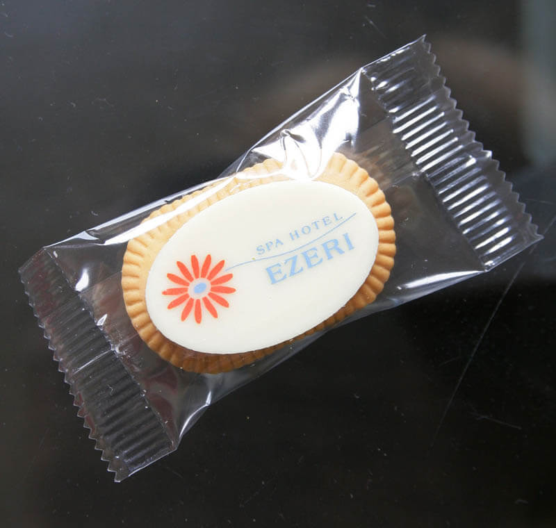 Beauty Salon Marketing - Coffee Biscuit with Chocolate in a Polybag, 5g