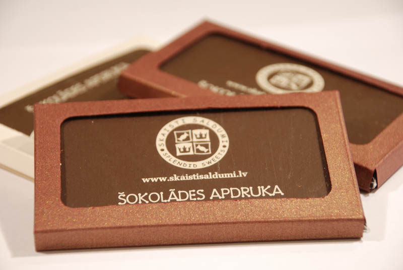 Chocolate Business Cards - Promotional Chocolate Bar in a box, 20g